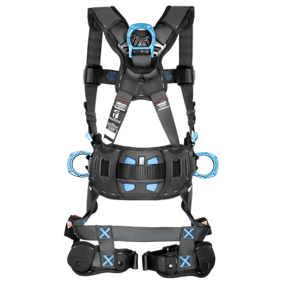 FallTech FT-One 3D Construction Belted Harness Quick Connect Adjustments - 8123BQC