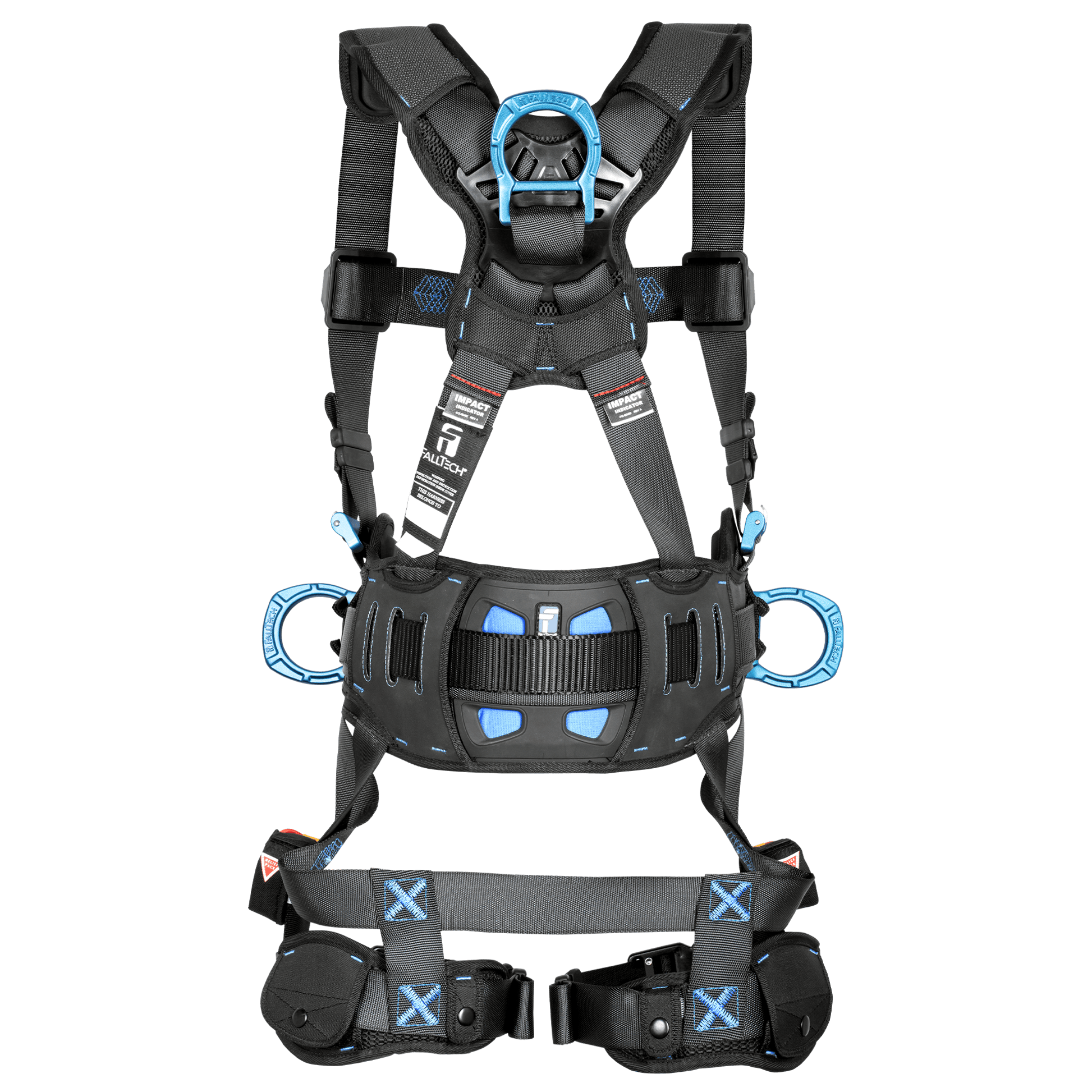 FallTech FT-One 3D Construction Belted Harness Quick Connect Adjustments - 8123BQC