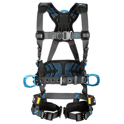 FallTech FT-One 3D Construction Belted Harness Quick Connect Adjustments - 8123BQC