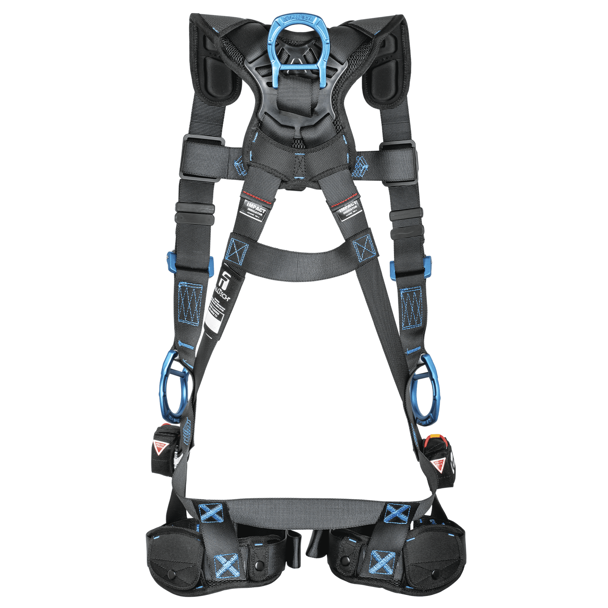 FallTech FT-One 3D Standard Non-Belted Harness Quick Connect Adjustments - 8124B3DQC