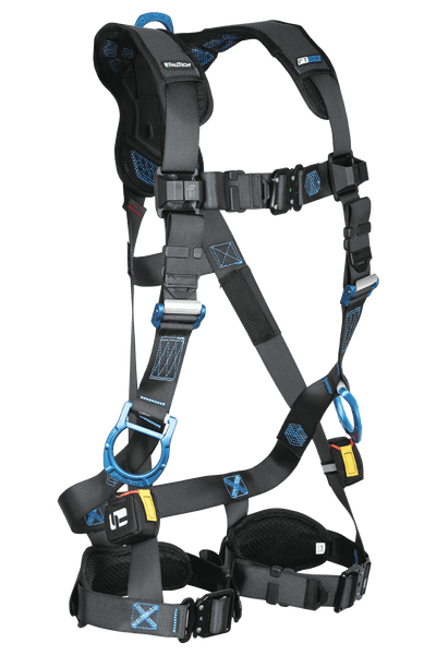 FallTech FT-One 3D Standard Non-Belted Harness Quick Connect Adjustments - 8124B3DQC