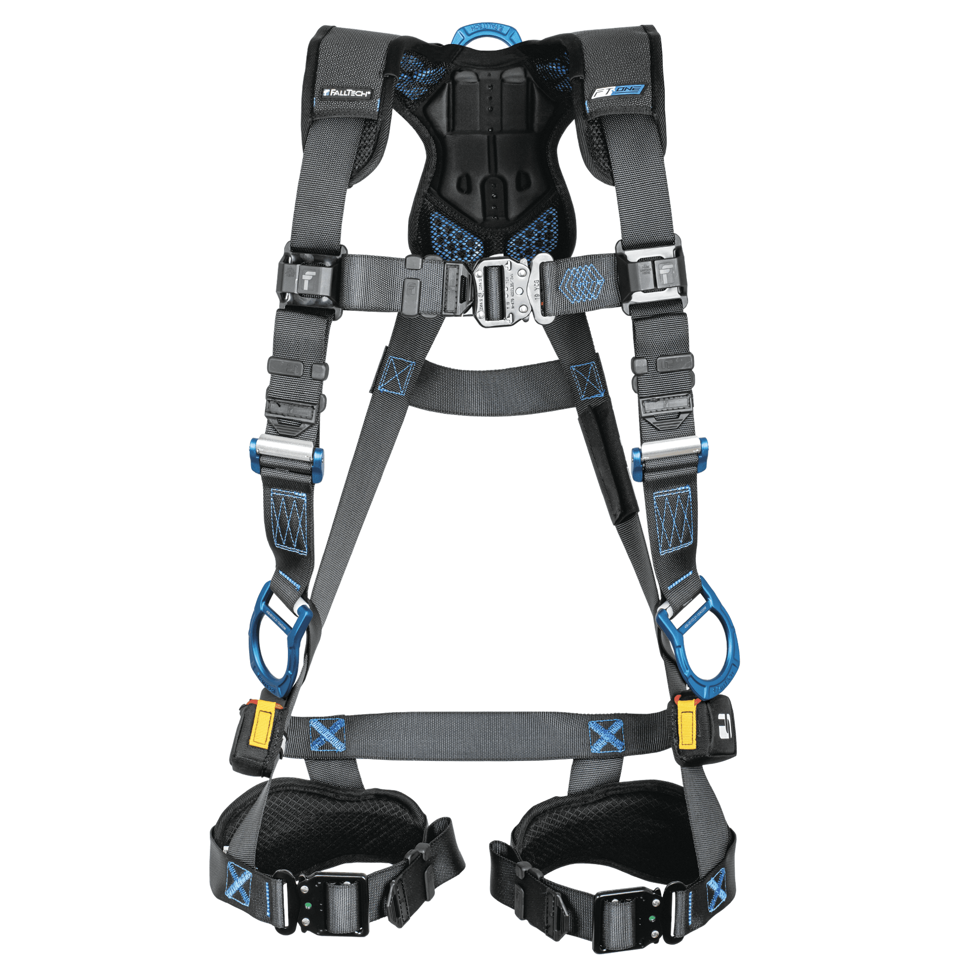 FallTech FT-One 3D Standard Non-Belted Harness Quick Connect Adjustments - 8124B3DQC