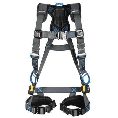 FallTech FT-One 3D Standard Non-Belted Harness Quick Connect Adjustments - 8124B3DQC