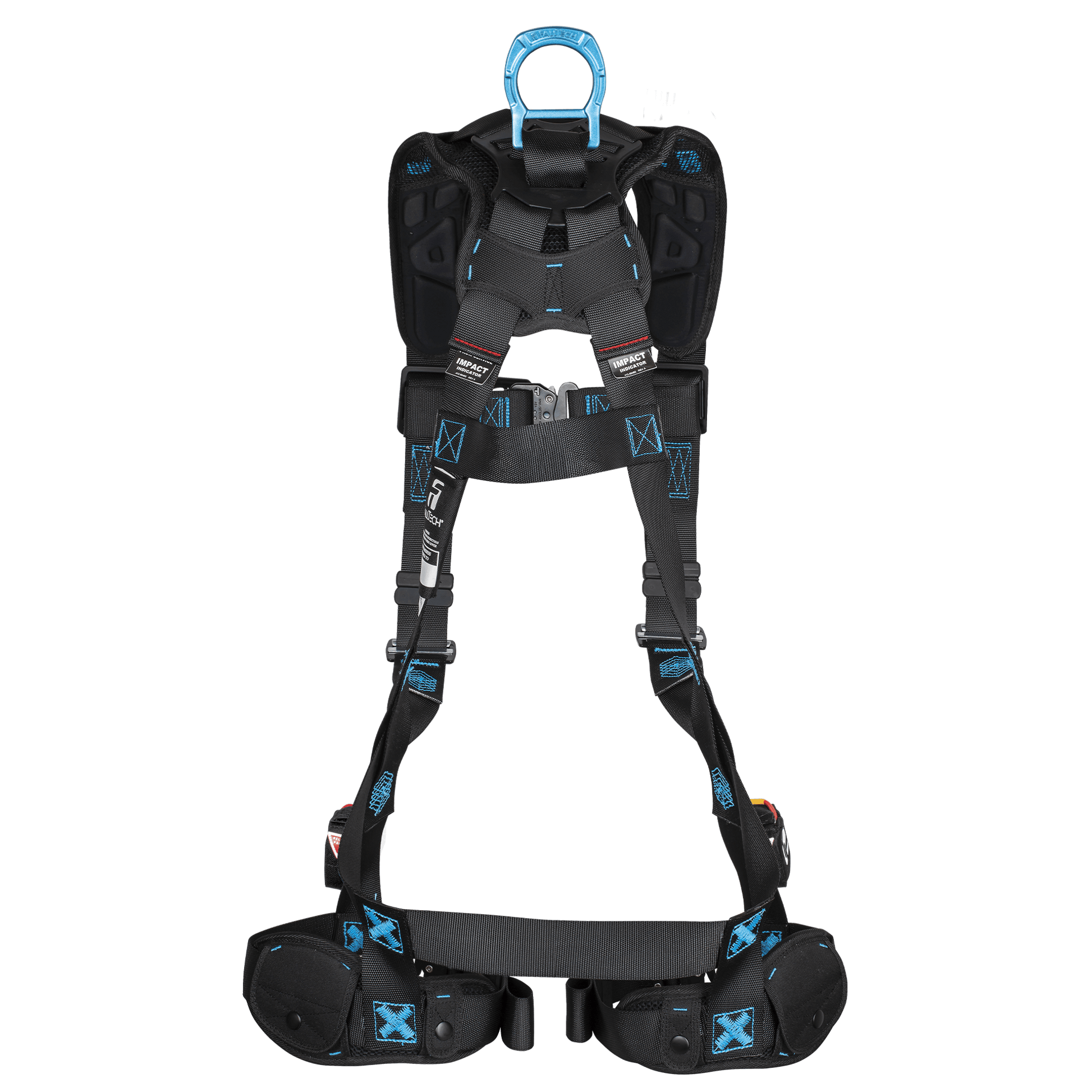 FallTech FT-One 2D Climbing Non-Belted Full Body Harness Quick Connect Adjustments - 8124BFDQC