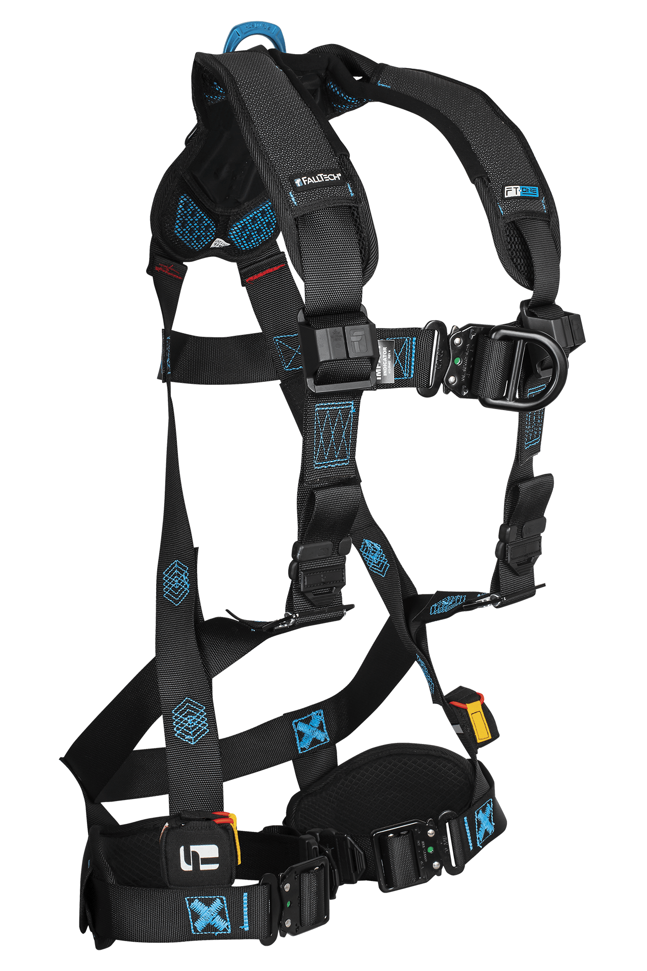FallTech FT-One 2D Climbing Non-Belted Full Body Harness Quick Connect Adjustments - Medium - 8124BFDQCM