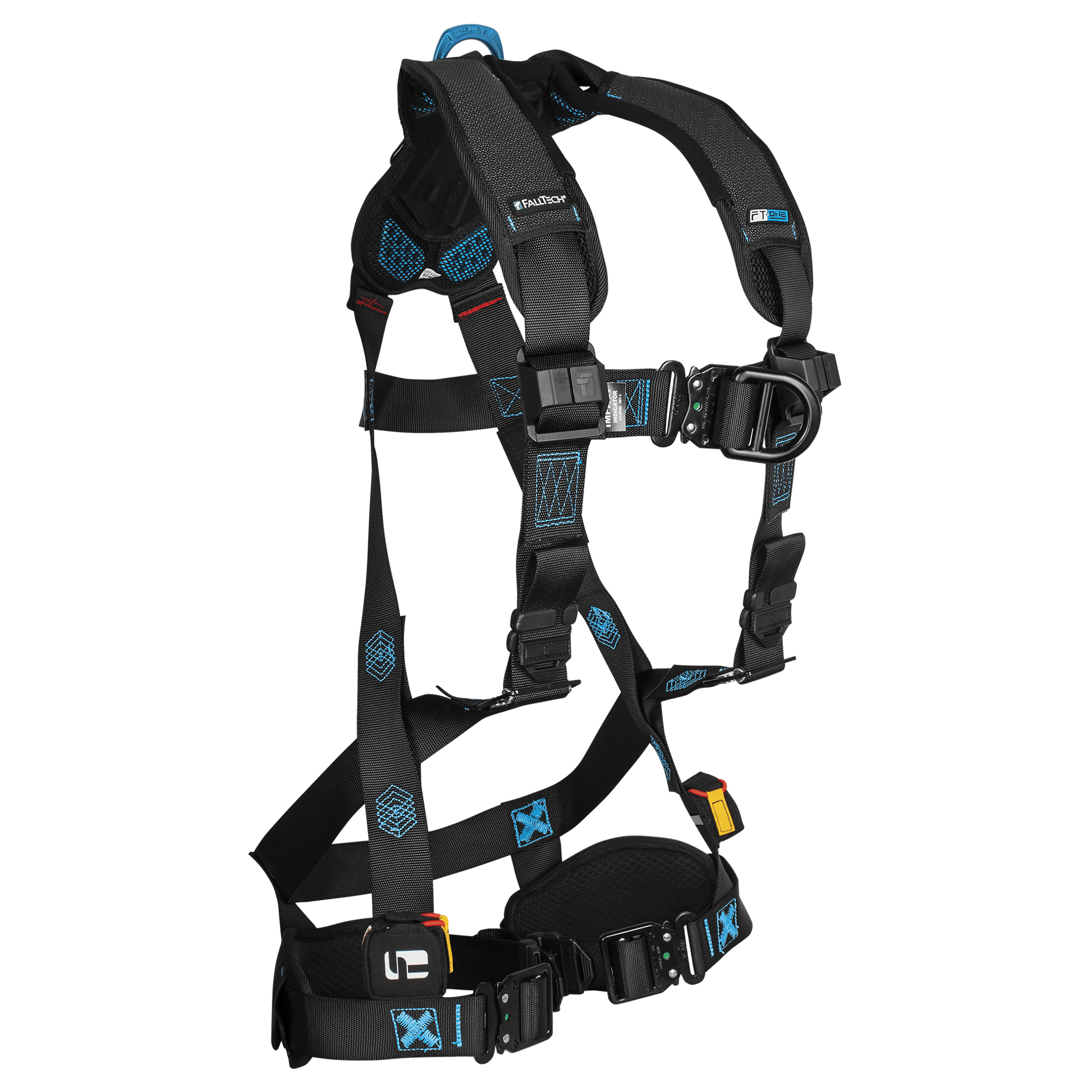 FallTech FT-One 2D Climbing Non-Belted Full Body Harness Quick Connect Adjustments - Medium - 8124BFDQCM