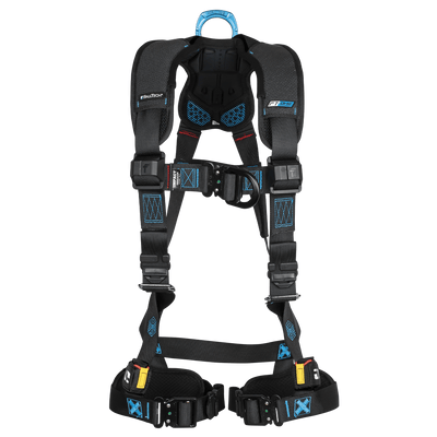 FallTech FT-One 2D Climbing Non-Belted Full Body Harness Quick Connect Adjustments - 8124BFDQC