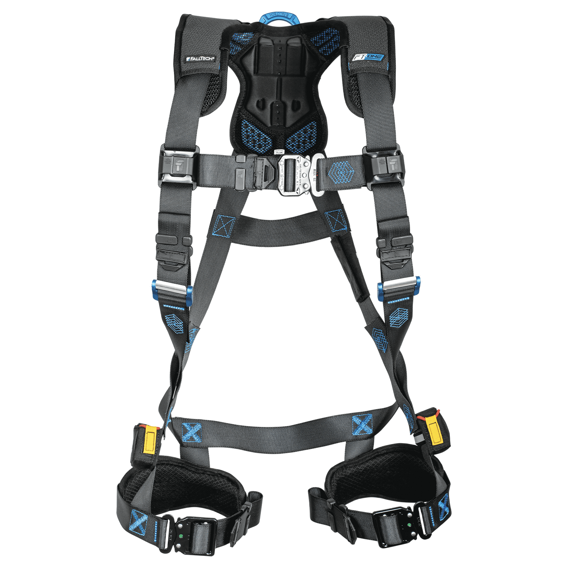 FallTech FT-One 1D Standard Non-Belted Harness Quick Connect Adjustments - 8124BQC