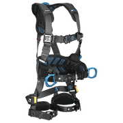 FallTech FT-One 3D Construction Belted Harness Tongue Buckle Leg Adjustments - 3X - 8127B3X