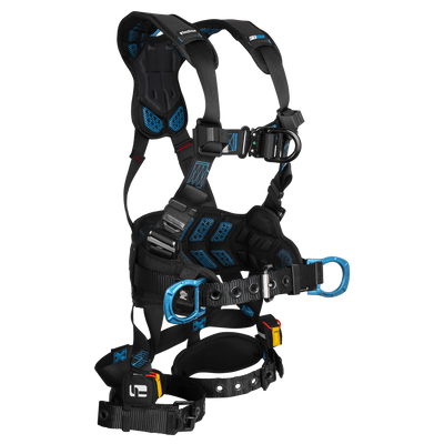 FallTech FT-One 4D Construction Climbing Full Body Harness Tongue Buckle Leg Adjustments - XS - 8127BFDXS