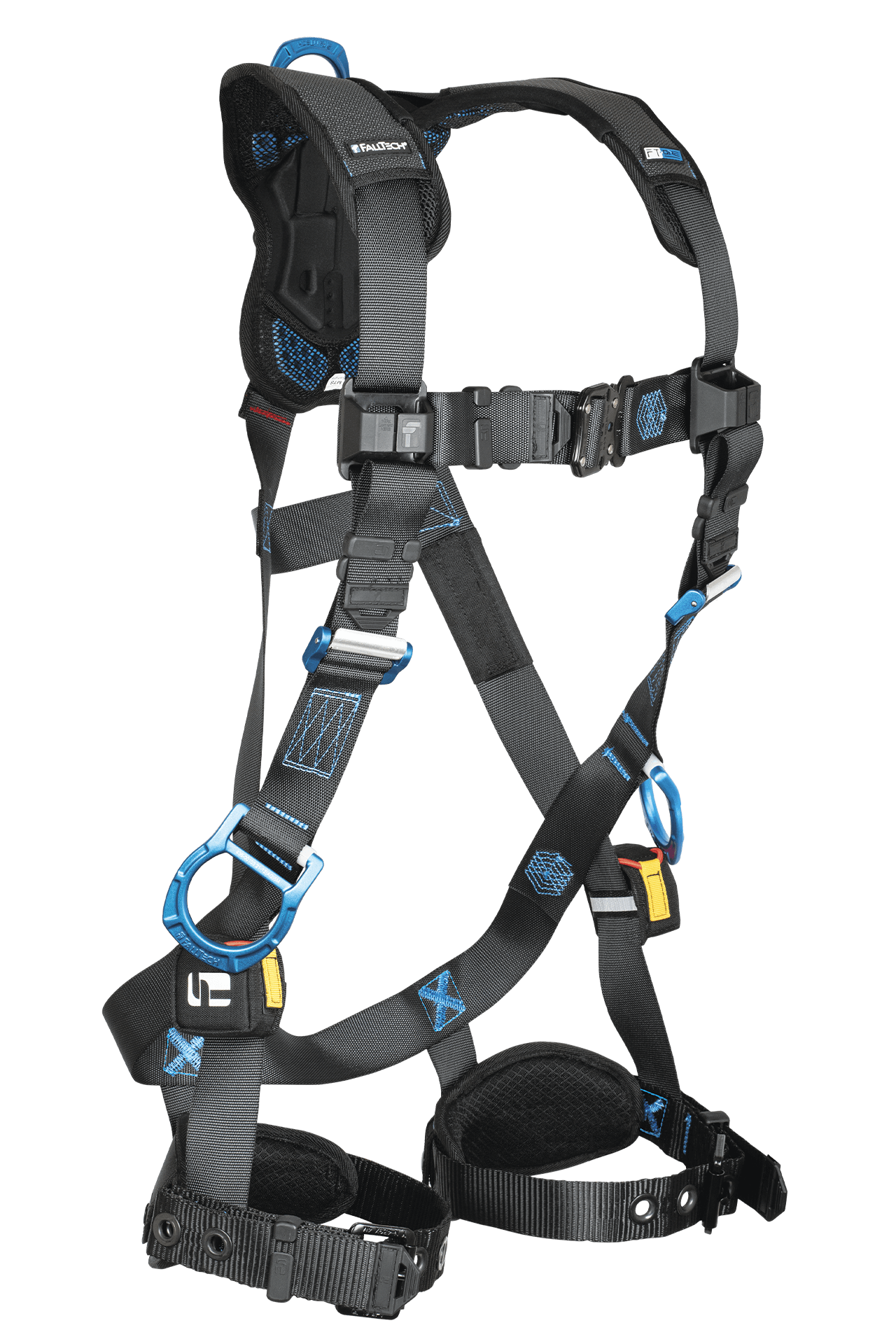 FallTech FT-One 3D Standard Non-Belted Harness Tongue Buckle Leg Adjustments - Large - 8128B3DL