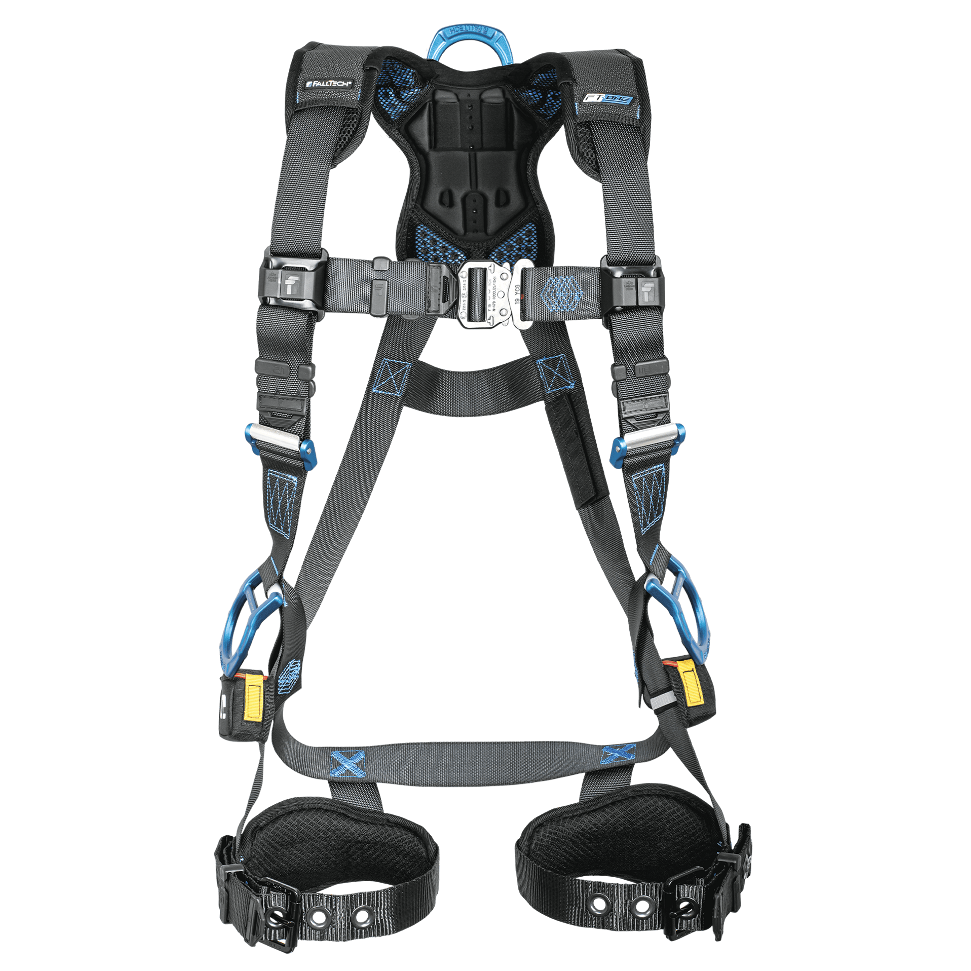 FallTech FT-One 3D Standard Non-Belted Harness Tongue Buckle Leg Adjustments - 8128B3D