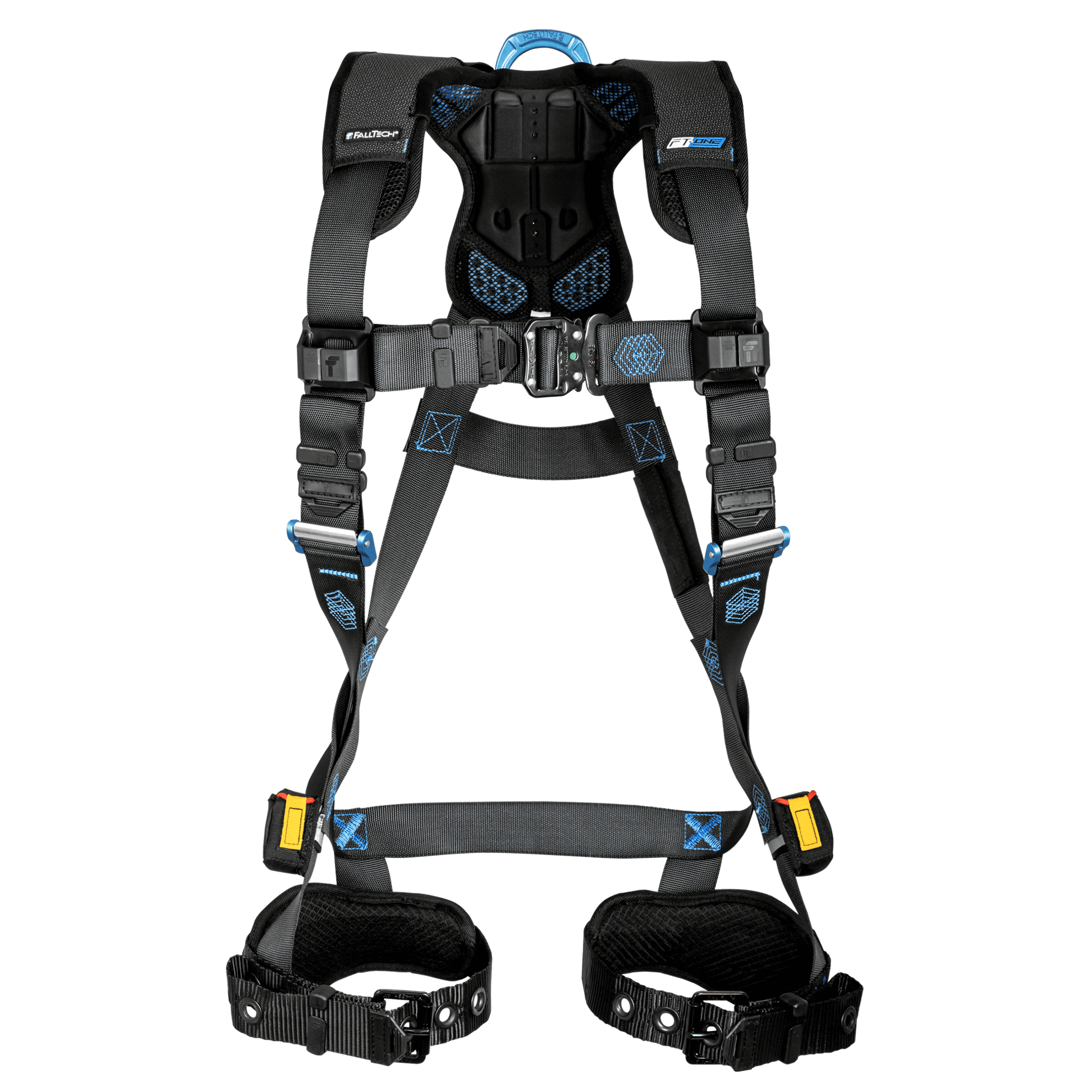 FallTech FT-One 1D Standard Non-Belted Harness Tongue Buckle Leg Adjustments - 8128B