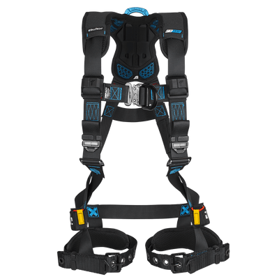 FallTech FT-One 2D Climbing Non-Belted Full Body Harness Tongue Buckle Leg Adjustments - 8128BFD