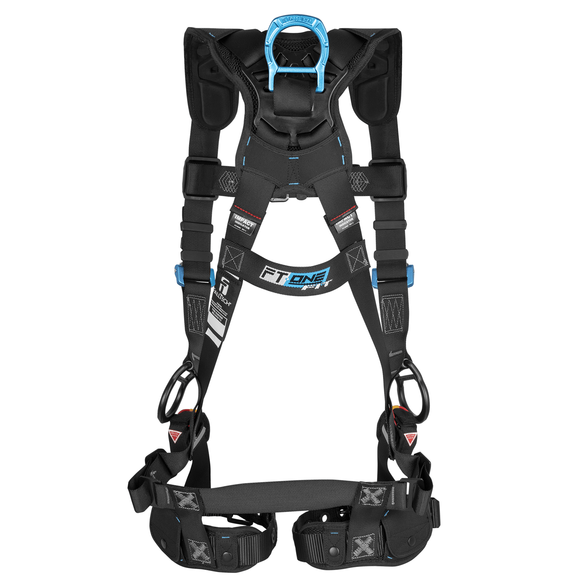 FallTech FT-One Fit 3D Standard Non-Belted Women's Full Body Harness Tongue Buckle Leg Adjustments - 81293D