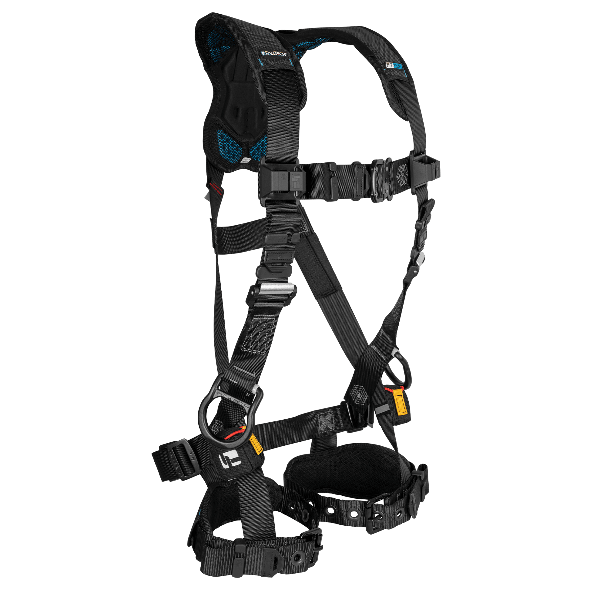 FallTech FT-One Fit 3D Standard Non-Belted Women's Full Body Harness Tongue Buckle Leg Adjustments - Large - 81293DL