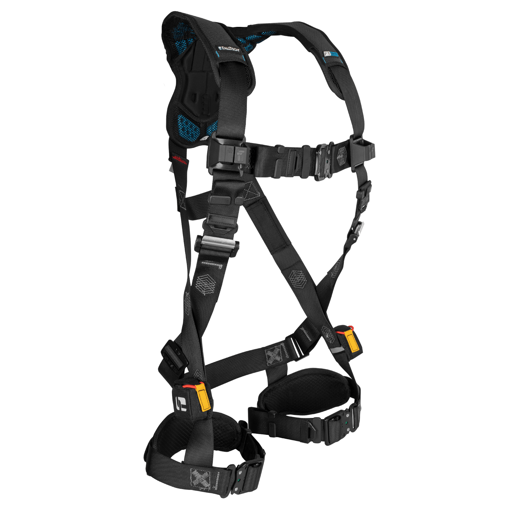 FallTech FT-One Fit 1D Standard Non-Belted Women's Full Body Harness Quick Connect Adjustments - Medium - 8129QCM