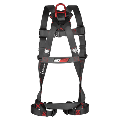 FallTech FT-Iron 1D Standard Non-Belted Harness Quick Connect Buckle Leg Adjustment - 8141
