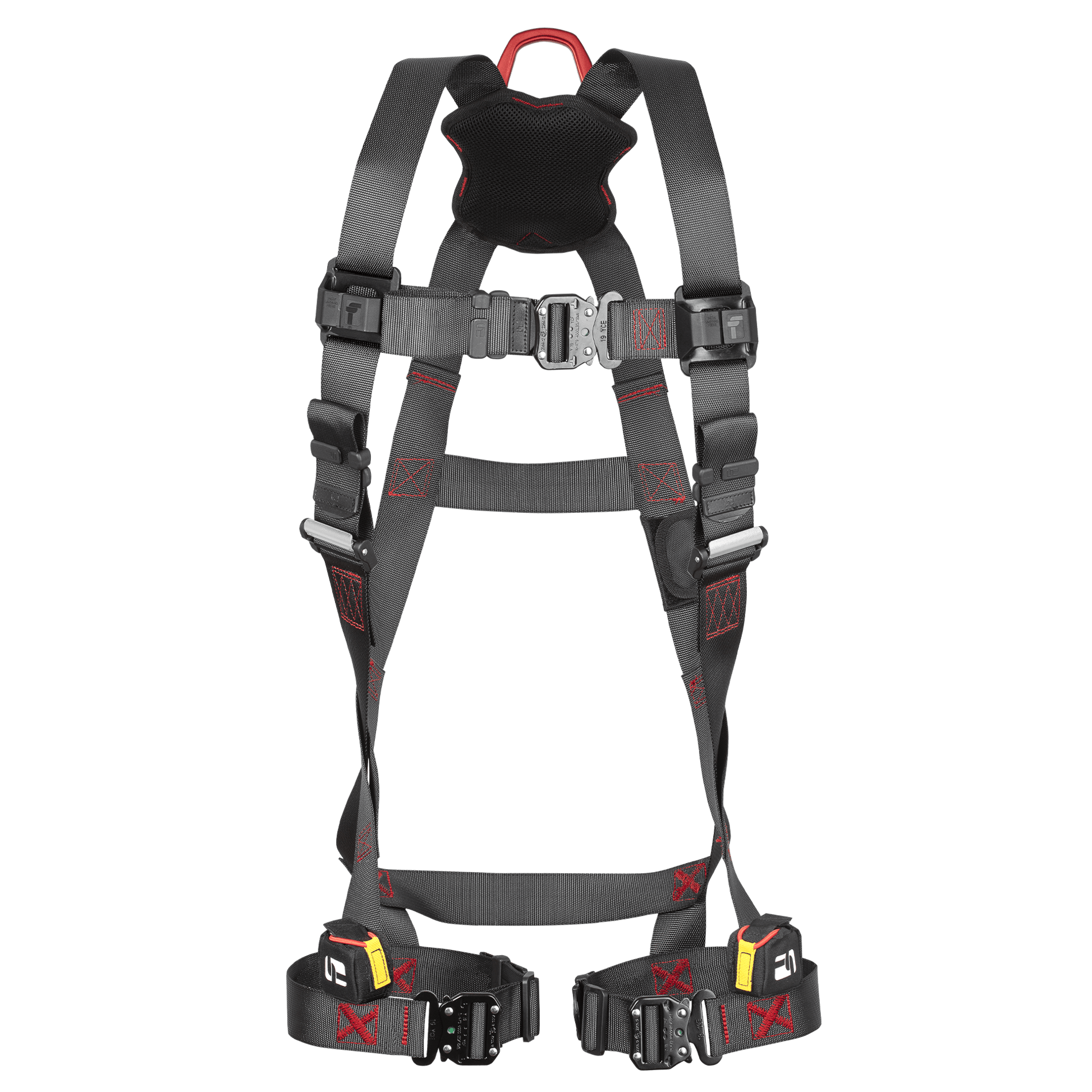 FallTech FT-Iron 1D Standard Non-Belted Harness Quick Connect Buckle Leg Adjustment - 8141