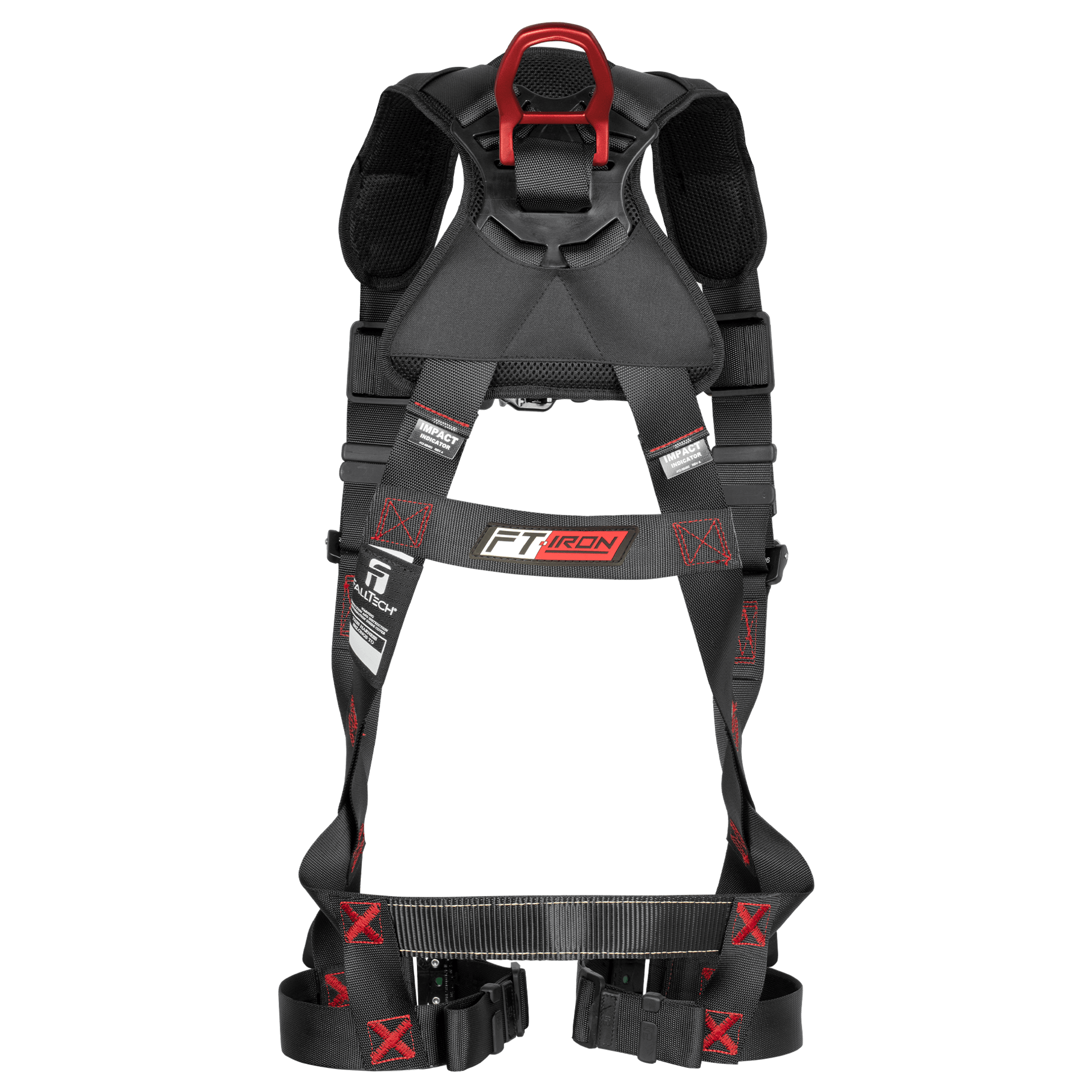 FallTech FT-Iron Standard Non-Belted Harness - Quick Connect Buckle Leg Adjustment - 8141B