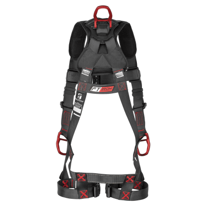 FallTech FT-Iron 3D Standard Non-Belted Harness Quick Connect Buckle Leg Adjustment - 8142QC