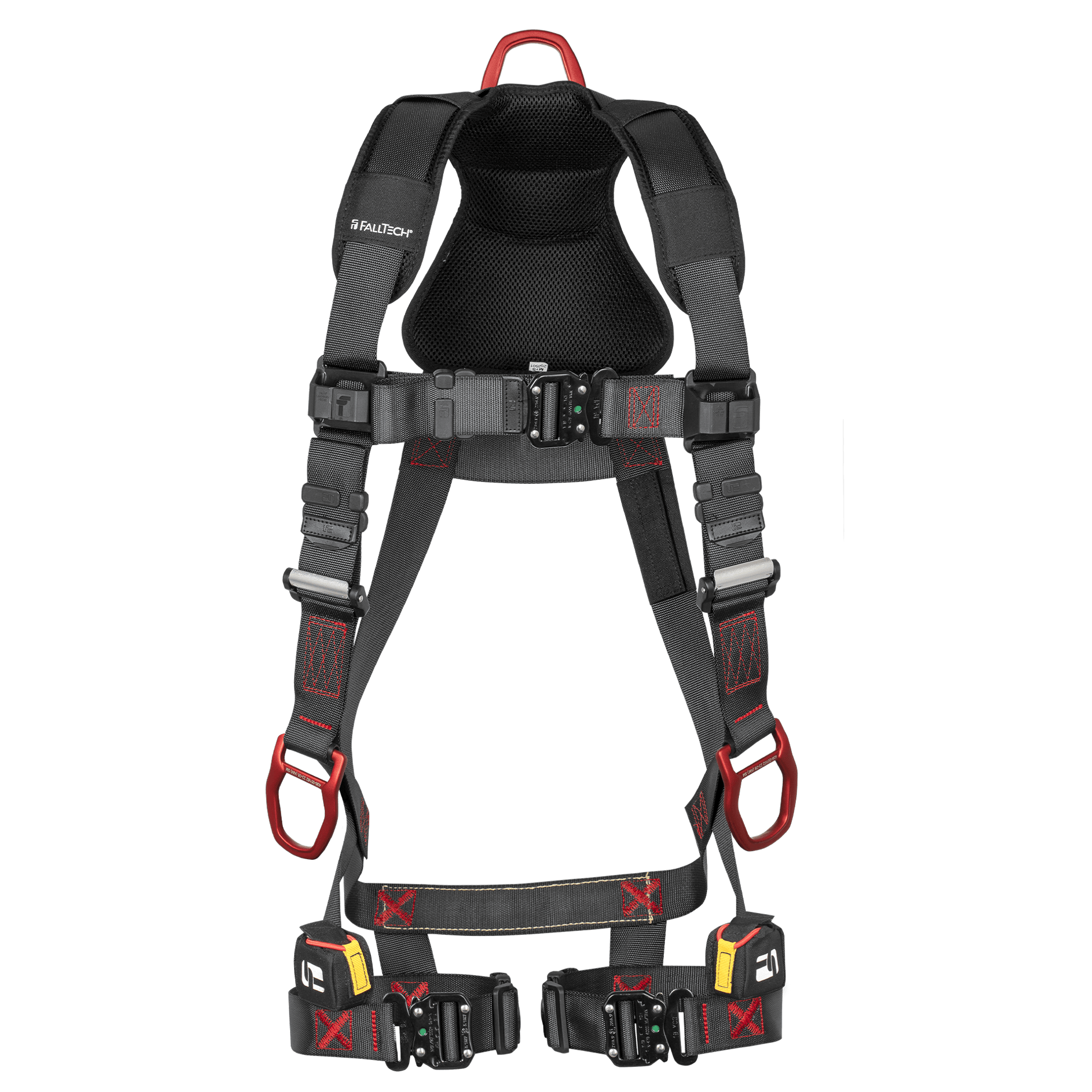 FallTech FT-Iron 3D Standard Non-Belted Harness Quick Connect Buckle Leg Adjustment - 8142QC