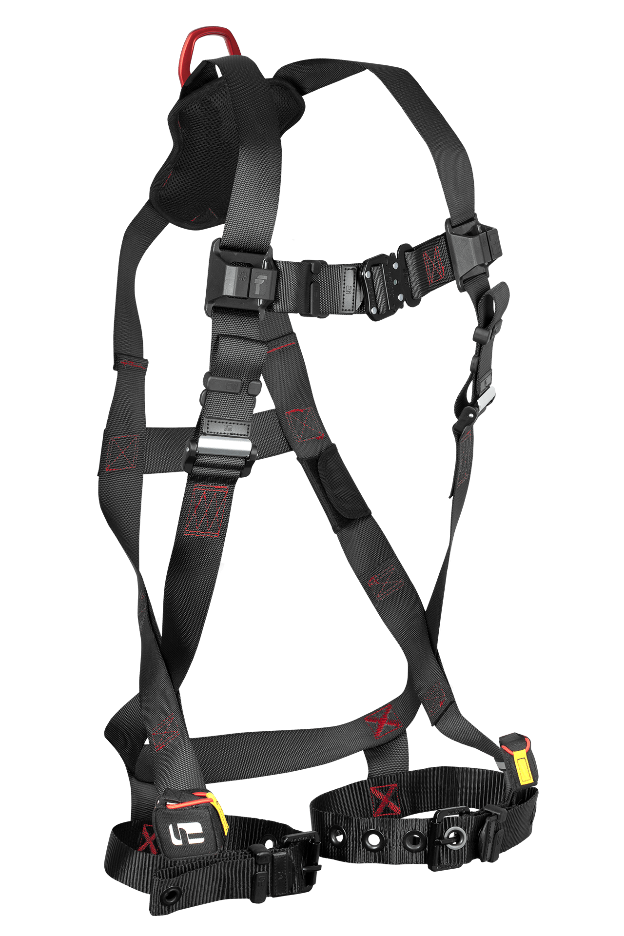 FallTech FT-Iron 1D Standard Non-Belted Harness Tongue Buckle Leg Adjustment - Extra Small - 8143XS