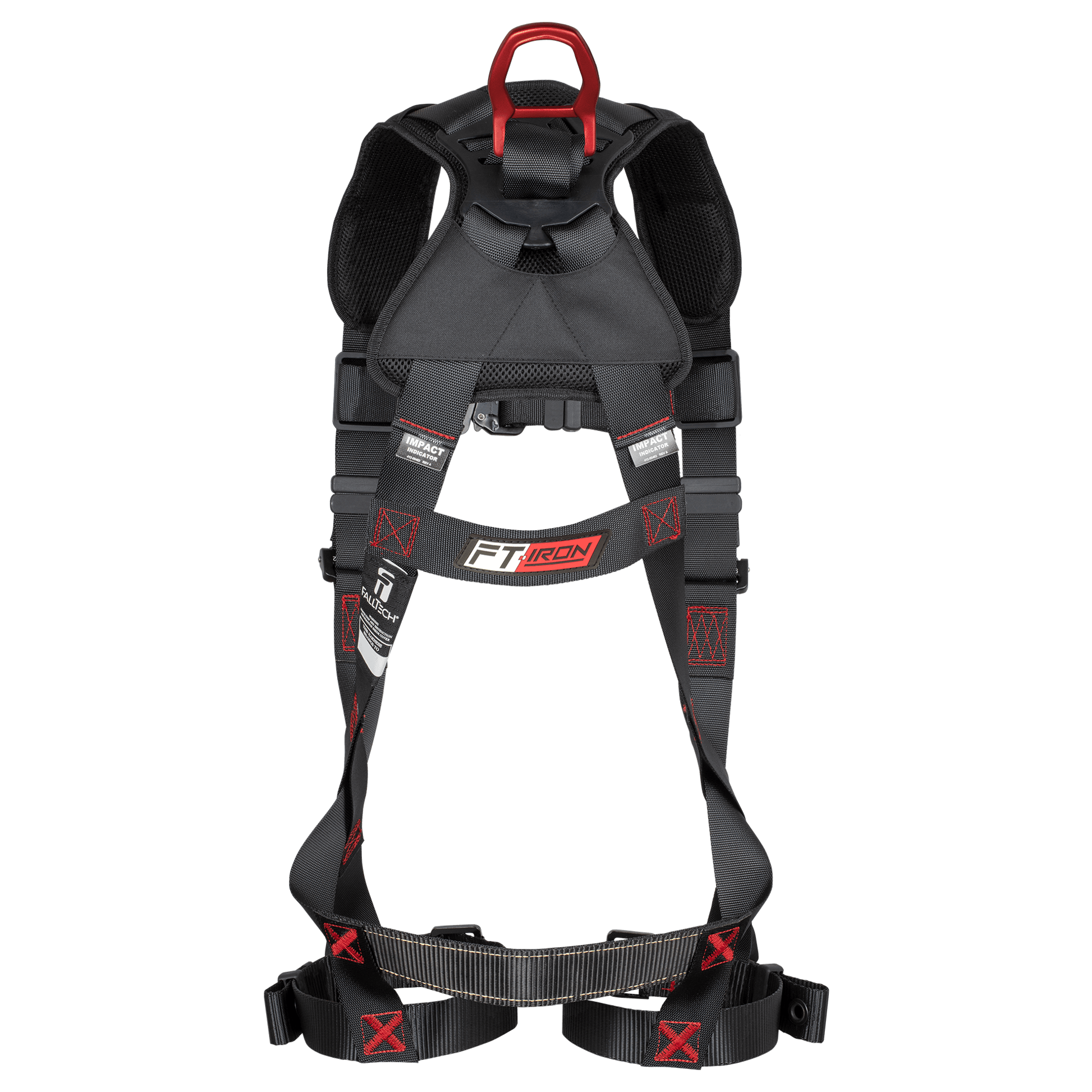 FallTech FT-Iron Standard Non-Belted Harness - Tongue Buckle Leg Adjustment - 8143B
