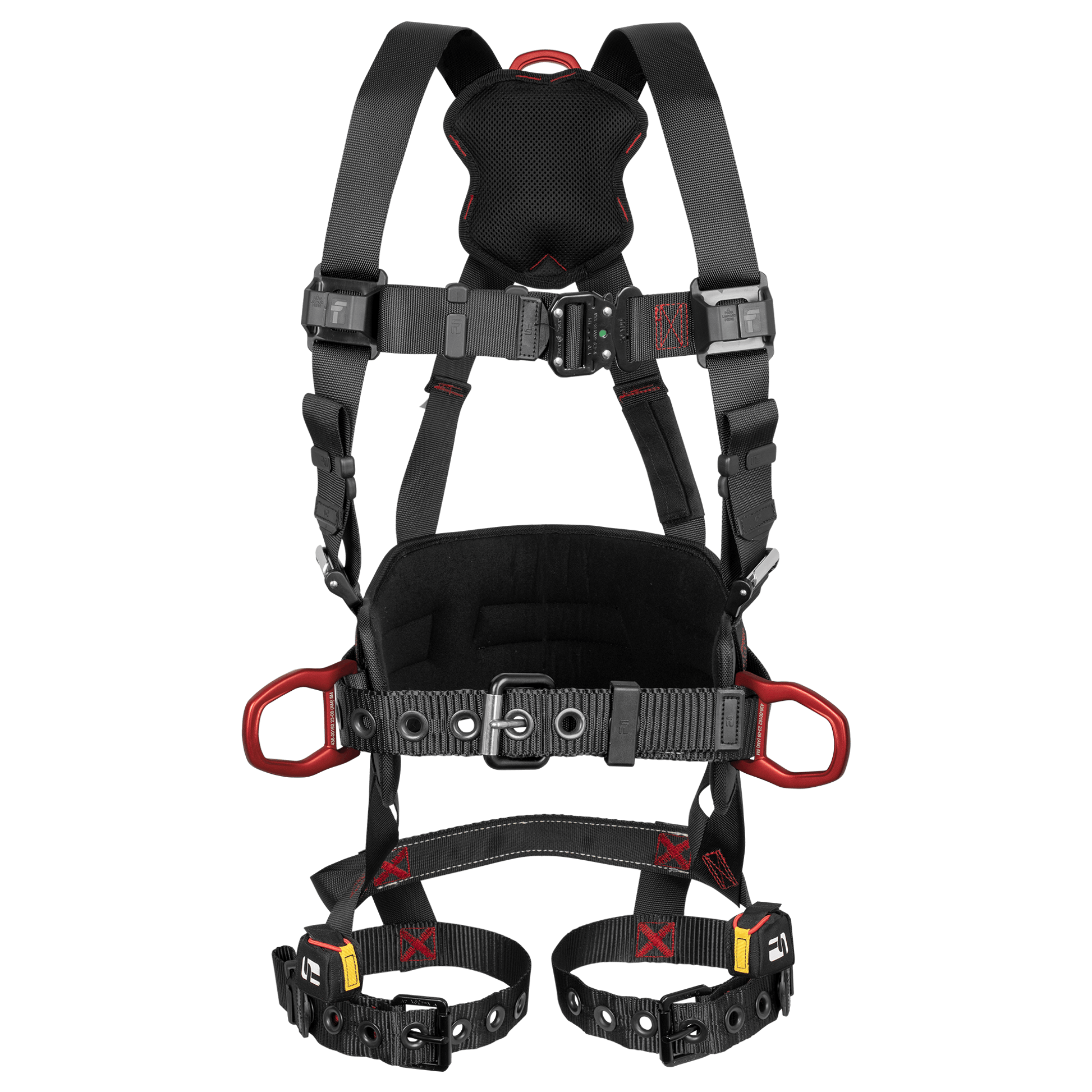 FallTech FT-Iron Construction Belted Harness - Tongue Buckle Leg Adjustment - 8144B