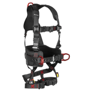 FallTech FT-Iron 3D Standard Belted Harness Quick Connect Buckle Leg Adjustment - Small/Medium - 8144QCSM