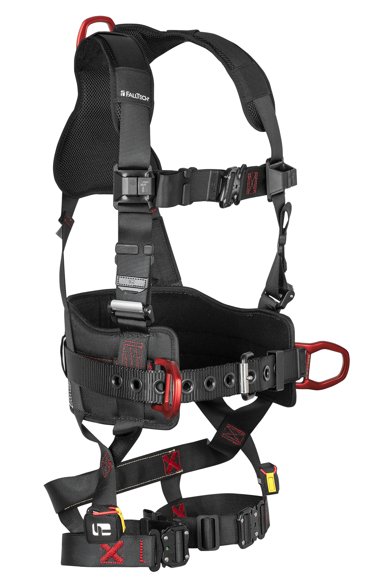FallTech FT-Iron 3D Standard Belted Harness Quick Connect Buckle Leg Adjustment - Small/Medium - 8144QCSM