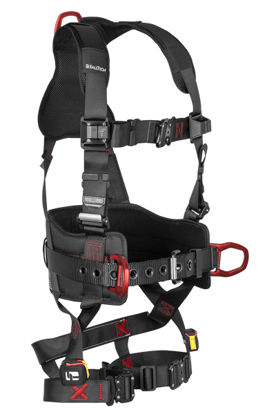FallTech FT-Iron 3D Standard Belted Harness Quick Connect Buckle Leg Adjustment - 8144QC