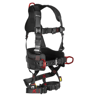 FallTech FT-Iron 3D Standard Belted Harness Quick Connect Buckle Leg Adjustment - Small/Medium - 8144QCSM