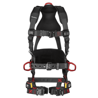 FallTech FT-Iron 3D Standard Belted Harness Quick Connect Buckle Leg Adjustment - 8144QC