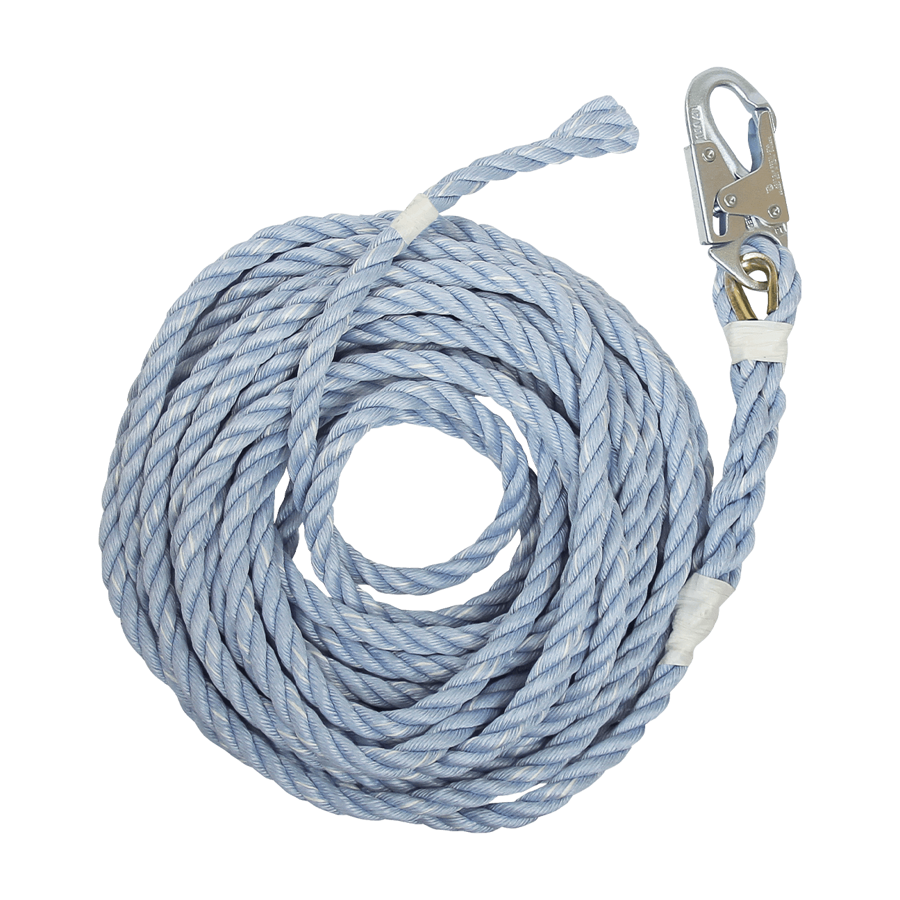 FallTech 50' Construction-grade Vertical Lifeline with Back-spliced End - 8149