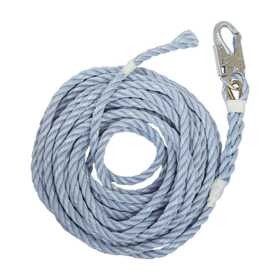 FallTech 50' Construction-grade Vertical Lifeline with Back-spliced End - 8149