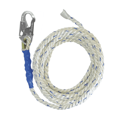 FallTech 35' Premium Polyester Blend Vertical Lifeline with Taped End - 8135T