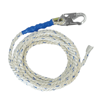 FallTech 35' Premium Polyester Blend Vertical Lifeline with Taped End - 8135T