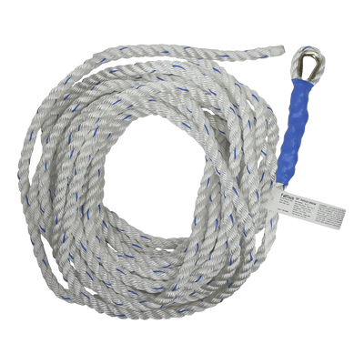 FallTech 200' Premium Vertical Lifeline with Thimble-eye and Taped End - 820120T