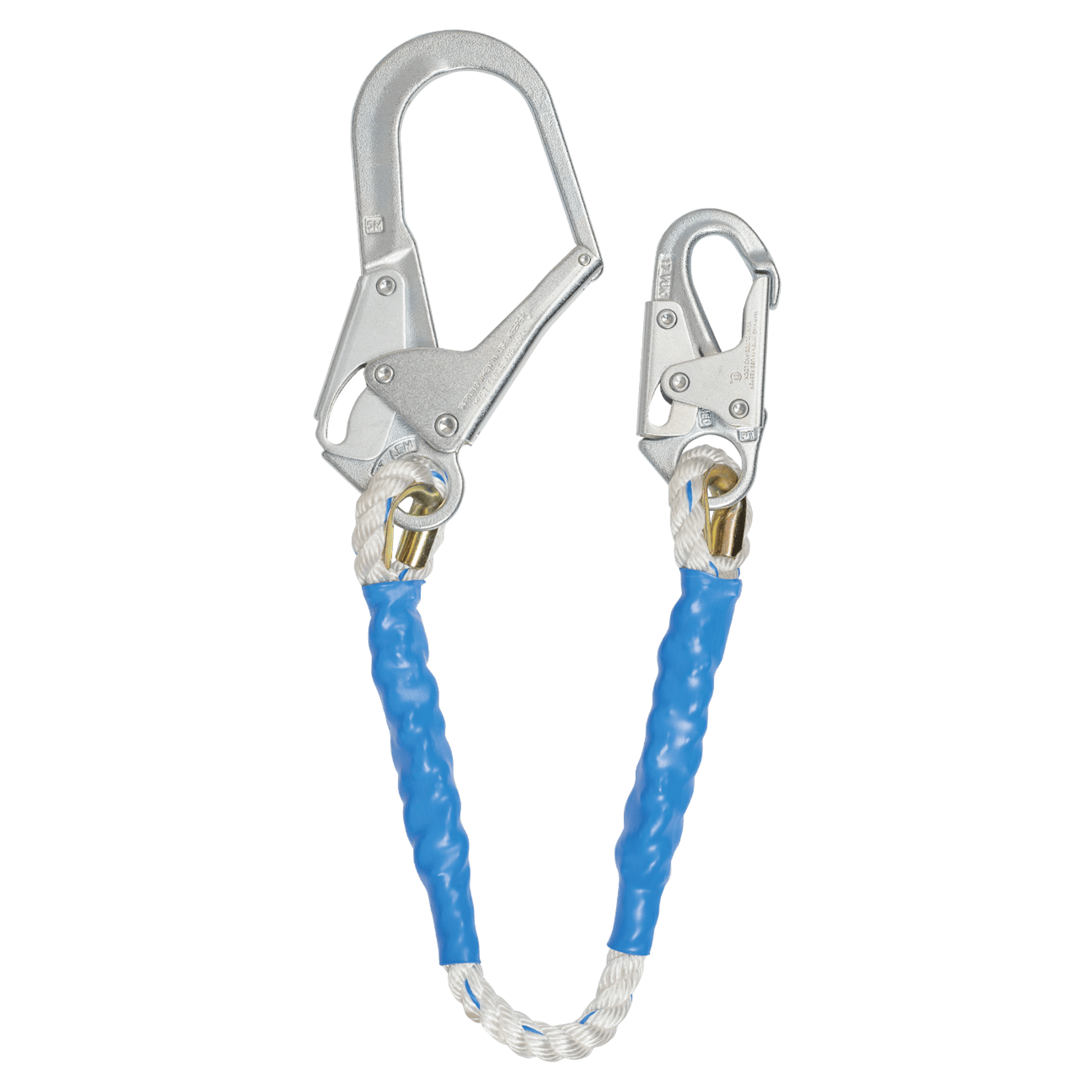 FallTech 3' Rope Restraint Lanyard Fixed-length with Steel Connectors - 81533