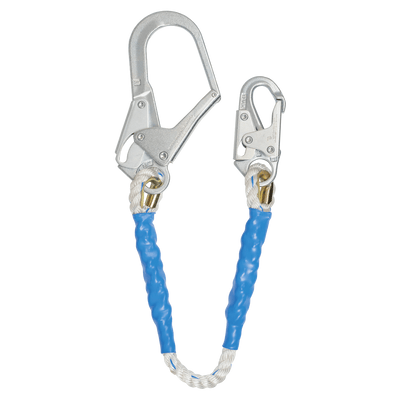 FallTech 3' Rope Restraint Lanyard Fixed-length with Steel Connectors - 81533