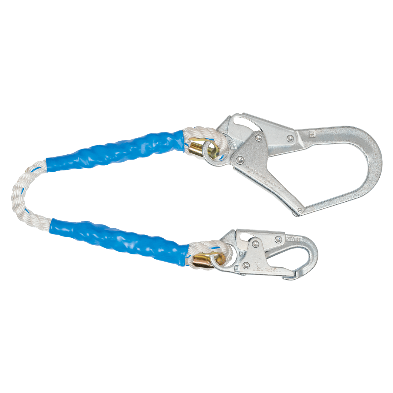 FallTech 3' Rope Restraint Lanyard Fixed-length with Steel Connectors - 81533