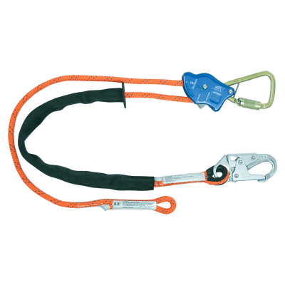 FallTech 6.5' Tower Climber Rope Positioning Lanyard with Aluminum Adjuster - 8165B65