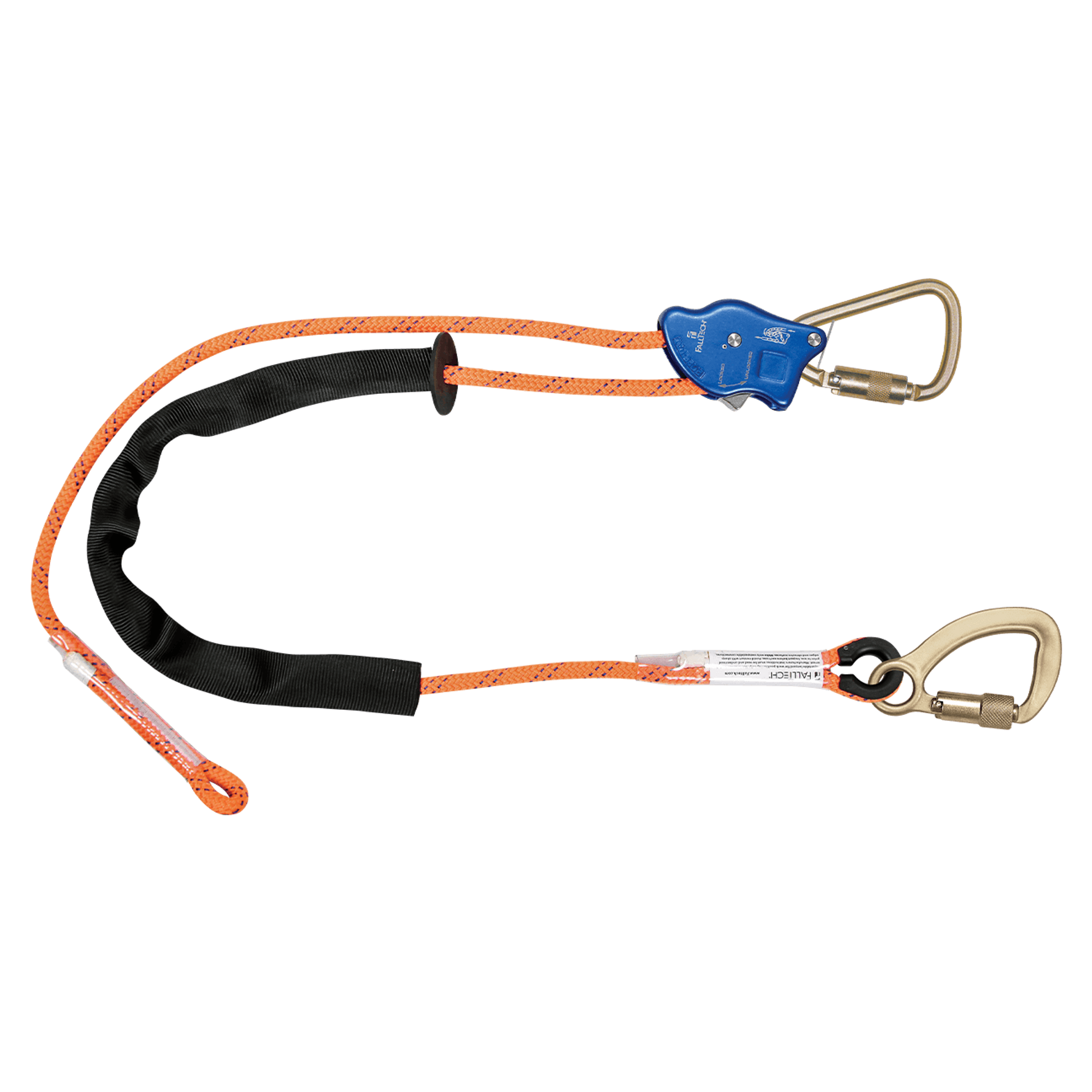 FallTech 10' Tower Climber Rope Positioning Lanyard with Aluminum Adjuster - 8165C10