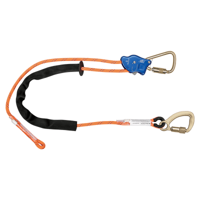 FallTech 10' Tower Climber Rope Positioning Lanyard with Aluminum Adjuster - 8165C10