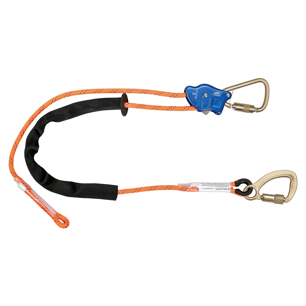FallTech 10' Tower Climber Rope Positioning Lanyard with Aluminum Adjuster - 8165C10