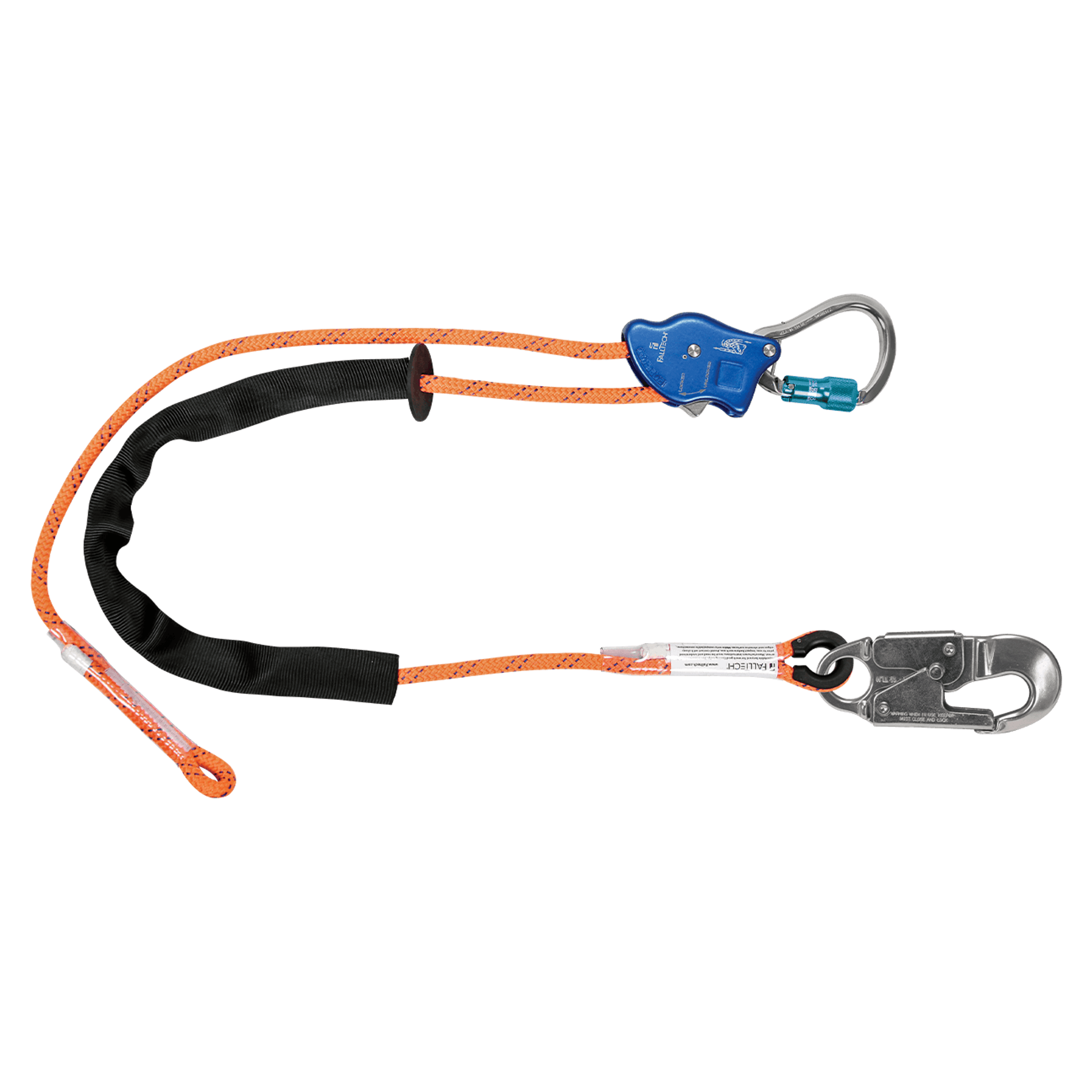 FallTech 6.5' Tower Climber Rope Positioning Lanyard with Aluminum Adjuster - 8165D65