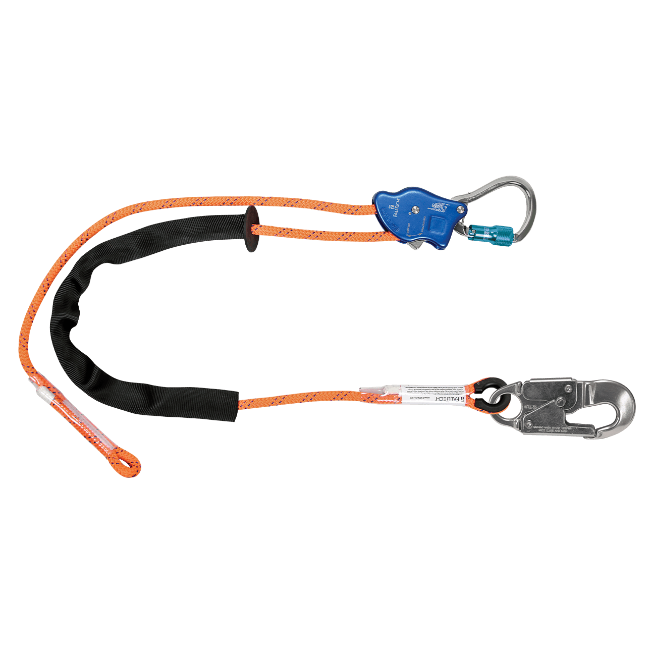 FallTech 6.5' Tower Climber Rope Positioning Lanyard with Aluminum Adjuster - 8165D65