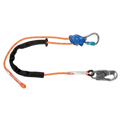 FallTech 10' Tower Climber Rope Positioning Lanyard with Aluminum Adjuster - 8165D10