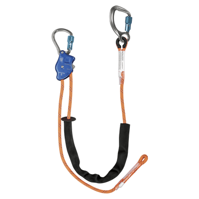FallTech Tower Climber Rope Positioning Lanyard with Aluminum Adjuster - 8165E65
